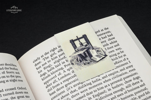 Magnetic Bookmark: Gutenberg's Printing Press