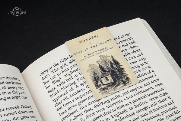 Magnetic Bookmark: "Walden" by Henry David Thoreau