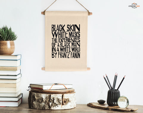 Wall Banner: "Black Skin White Masks" by Frantz Fanon