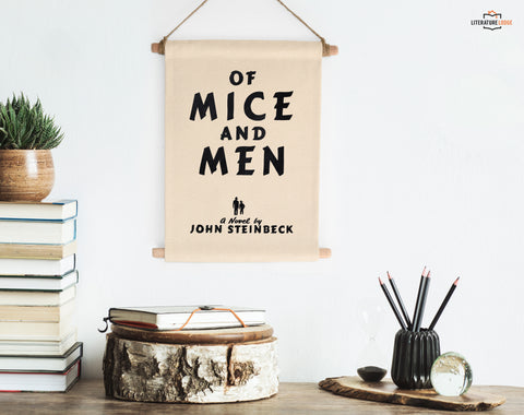 Wall Banner: "Of Mice and Men" by John Steinbeck