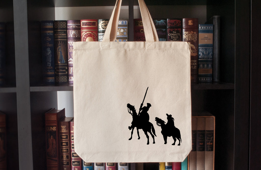 Canvas Tote Bag: Don Quixote and Sancho Panza