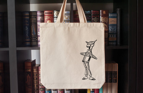 Canvas Tote Bag: The Wonderful Wizard of Oz – Tin Man (L. Frank Baum)