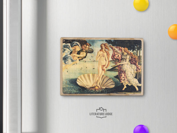 Wooden Magnet: "The Birth of Venus" by Sandro Botticelli