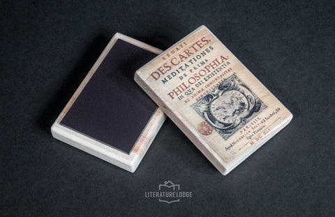 Wooden Magnet: Descartes "Meditations on First Philosophy"