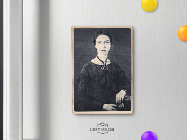 Wooden Magnet: Emily Dickinson