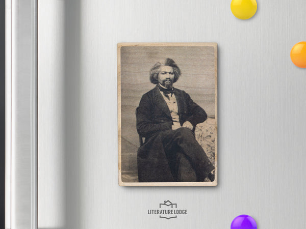Wooden Magnet: Frederick Douglass