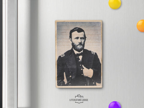 Wooden Magnet: Ulysses S. Grant
