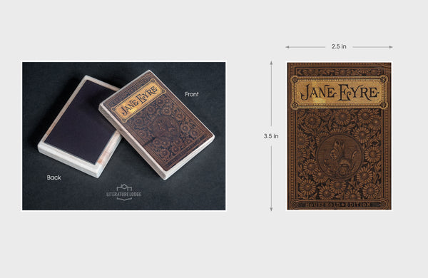 Wooden Magnet: "Jane Eyre" by Charlotte Bronte