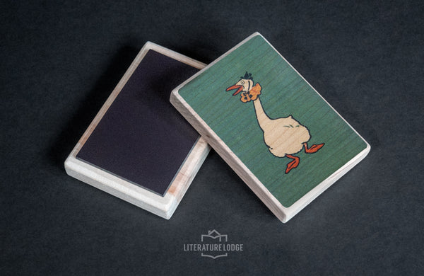 Wooden Magnet: Mother Goose