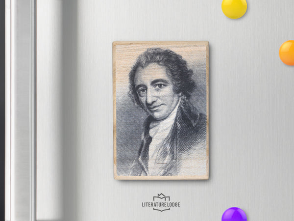 Wooden Magnet: Thomas Paine