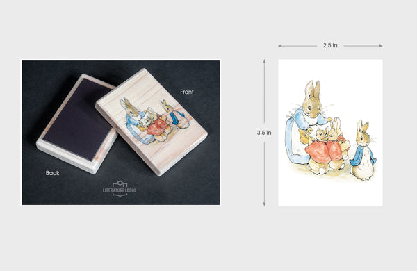 Wooden Magnet: Peter Rabbit by Beatrix Potter