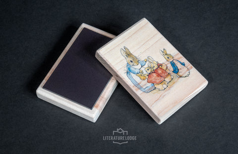 Wooden Magnet: Peter Rabbit by Beatrix Potter