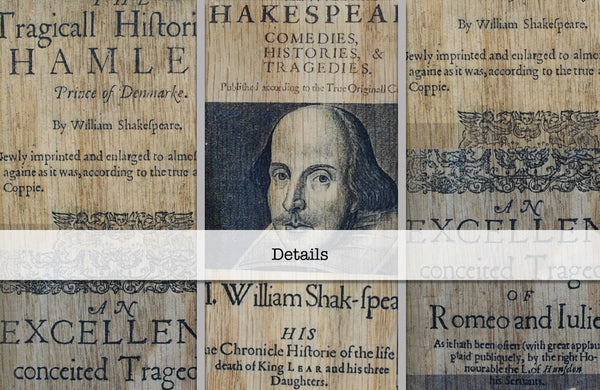 William Shakespeare Bookend